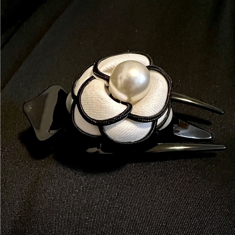 New Flower with Peal Hair-Clip(L)